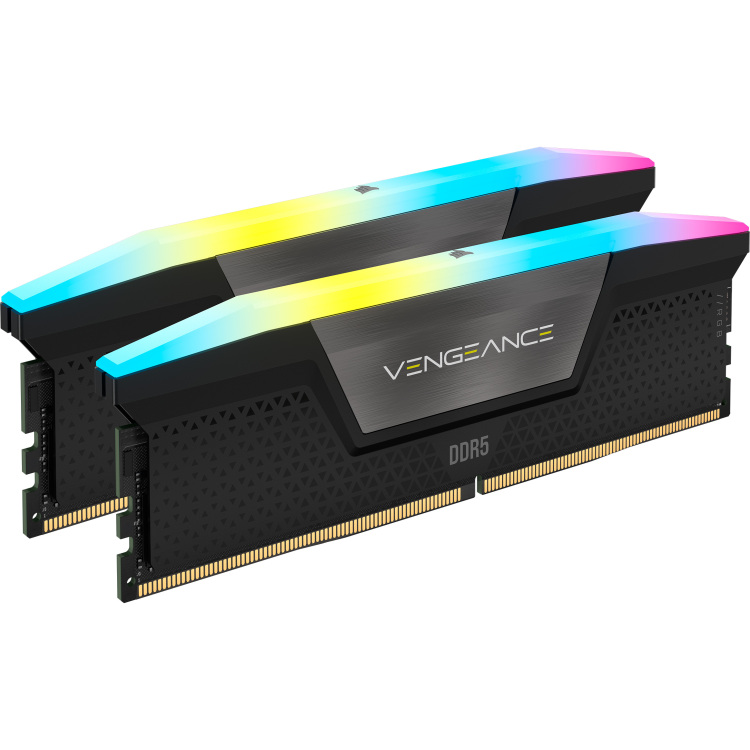 Corsair 32 GB DDR5-6400 Kit werkgeheugen CMH32GX5M2B6400Z32, Vengeance RGB, XMP, EXPO