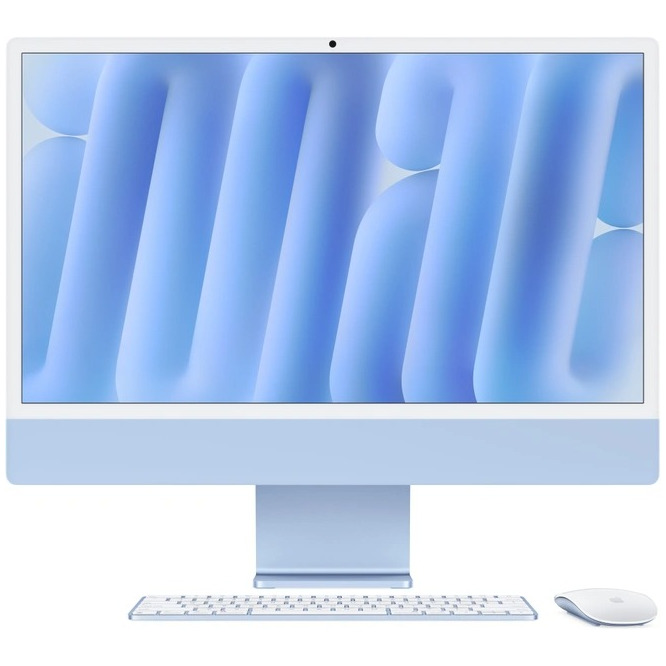 Apple iMac 24 (2024) M4 (8 core CPU/8 core GPU) 16GB/256GB All-in-one PC Blauw