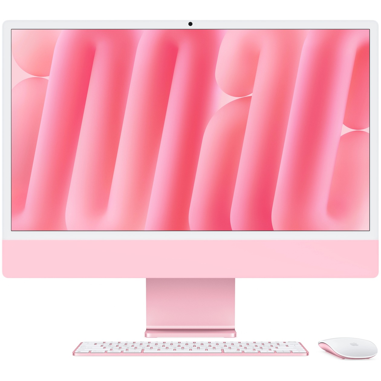 Apple iMac 24 (2024) M4 (10 core CPU/10 core GPU) 16GB/512GB All-in-one PC Roze
