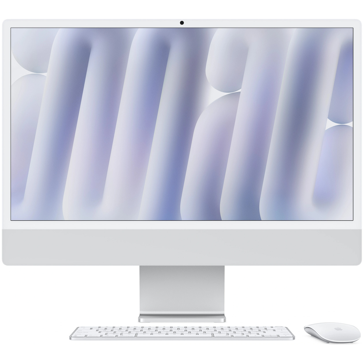 Apple iMac 24 (2024) M4 (10 core CPU/10 core GPU) 16GB/256GB Nano-texture glas All-in-one PC Zilver