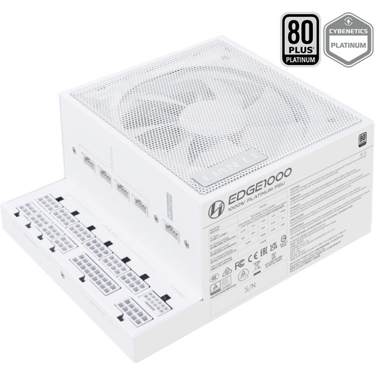 Lian Li EDGE1000 voeding 3x PCIe, kabelmanagement, 4x USB