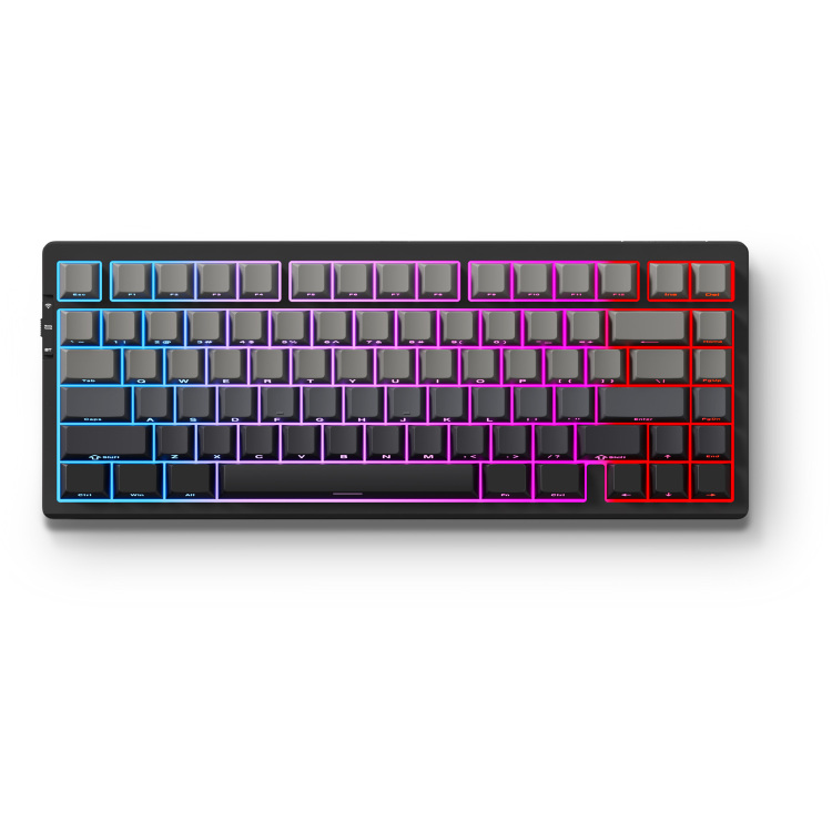MCHOSE G75 Pro Tri-mode Gasket Structuur Mechanisch gaming toetsenbord gaming toetsenbord 75%, RGB, hot swap, PBT Double-Shot, 2.4 GHz / USB-C / Bluetooth