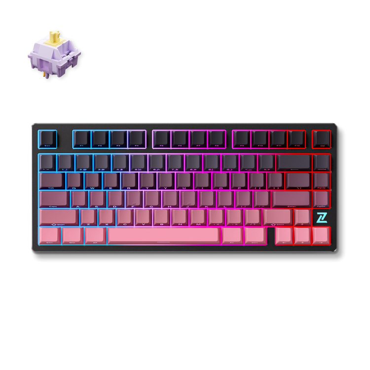 MCHOSE Z75S bk/pink Hyacinth HS WL US toetsenbord