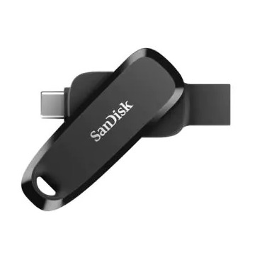 SanDisk Phone Drive 64GB USB-C/USB-A 3.2 Gen 1 100MB/s Telefonie accessoire Zwart