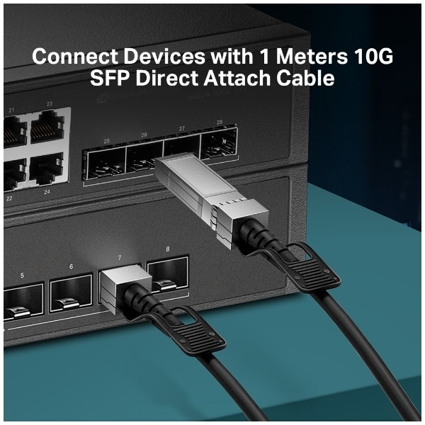 TP-Link TL-SM5220-1M UTP kabel Zwart