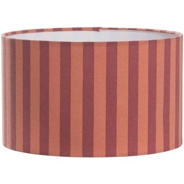 Lampenkap Juul stof roze/rood 15xØ25 cm - Leen Bakker