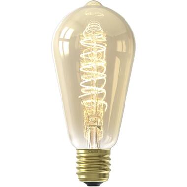 LED filament rustieklamp dimbaar goud E27 5.5W 470LM - Leen Bakker