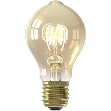 LED filament standaardlamp dimbaar - goud - E27 - 5.5W - 470LM - Leen Bakker