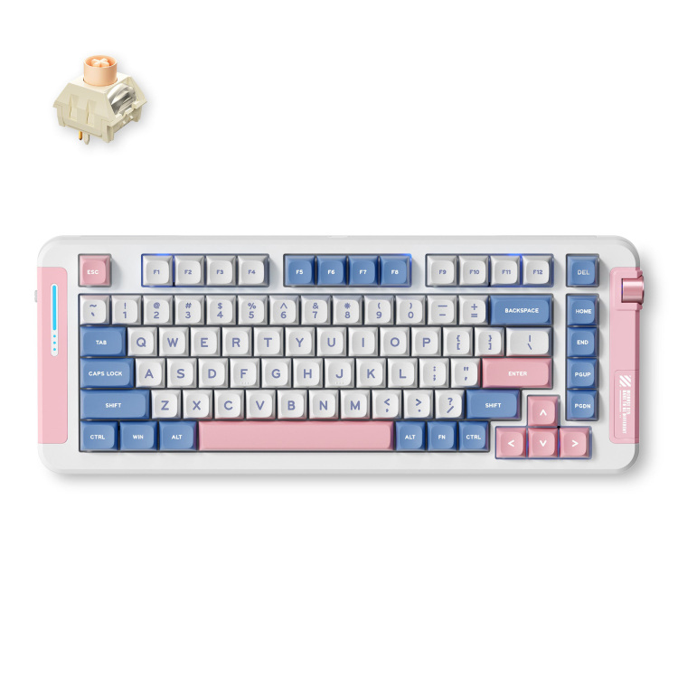 MCHOSE X75V2 Pink/blue Cream HS WL US toetsenbord