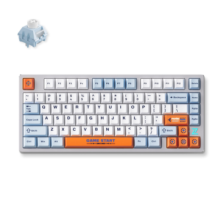 MCHOSE Z75S or/bl Snow Tiger HS WL US toetsenbord
