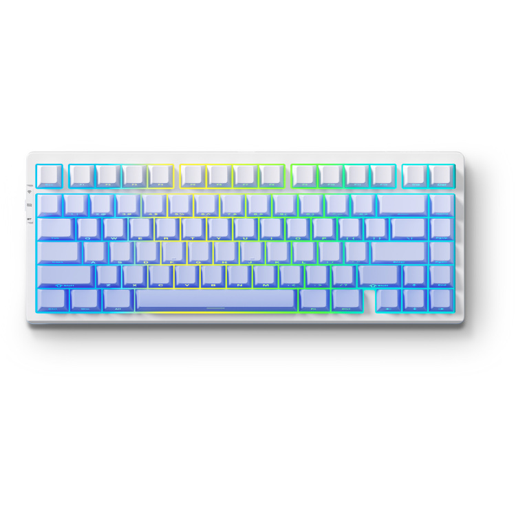 MCHOSE G75 Pro Tri-mode Gasket Structuur Mechanisch gaming toetsenbord gaming toetsenbord 75%, RGB, hot swap, PBT Double-Shot, 2.4 GHz / USB-C / Bluetooth