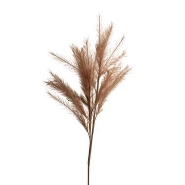 Kunsttak Pluim - bruin - 115 cm - Leen Bakker