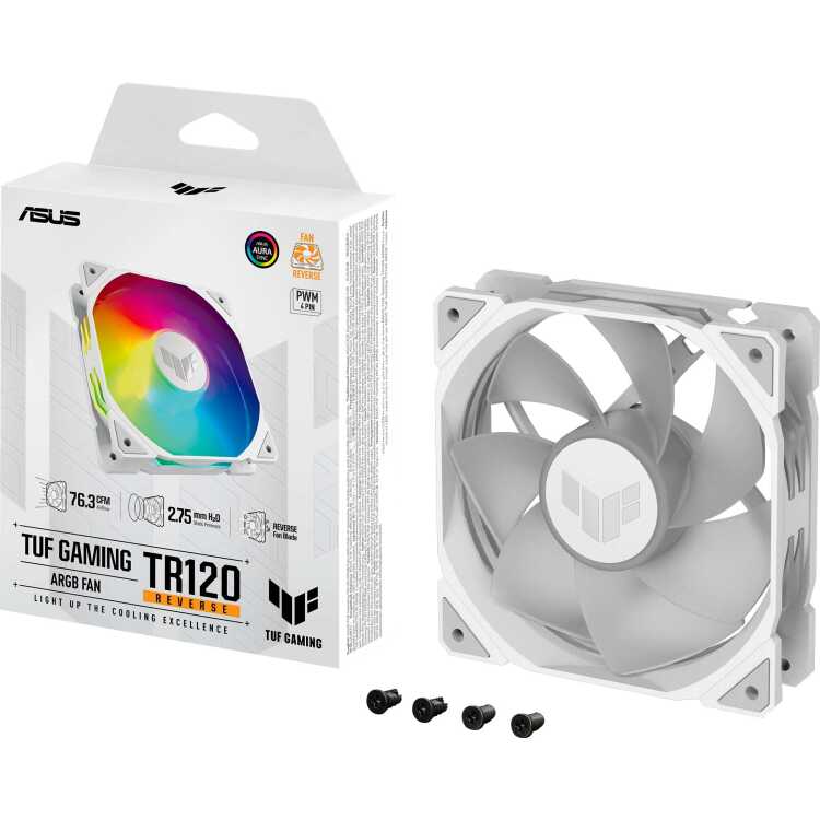 ASUS TUF Gaming TR120 ARGB Reverse fan case fan