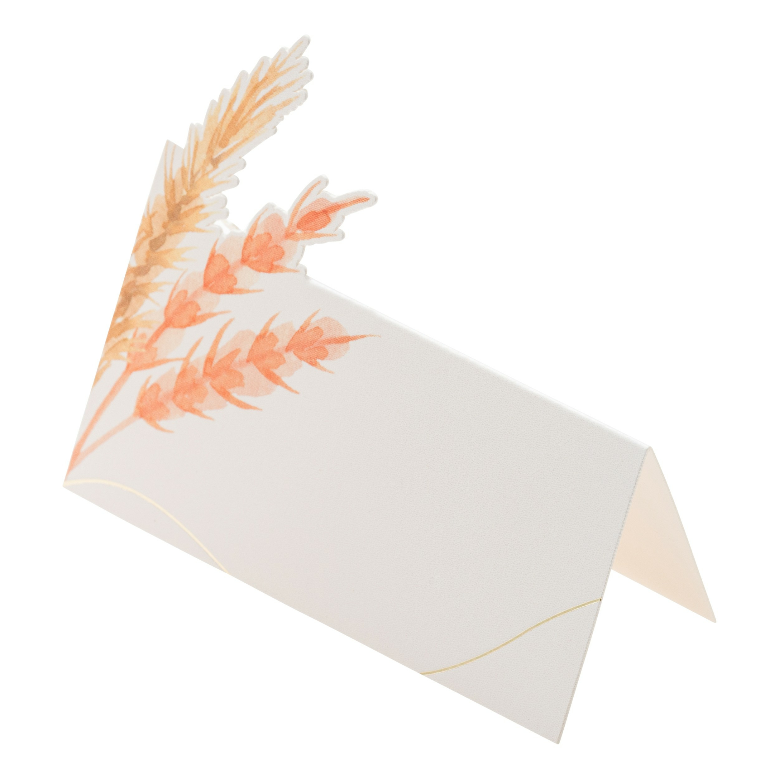 Chaks Naam/plaats kaartjes - 8x - bruiloft feest - wit - 8 x 8 cm -