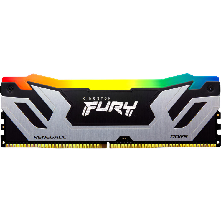 Kingston 24 GB DDR5-8400 (1x 24 GB) werkgeheugen KF584CU40RSA-24, Renegade Silver RGB, XMP 3.0