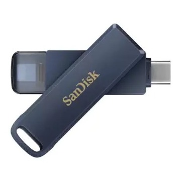 SanDisk Phone Drive 128GB USB-C 3.2 Gen 2 90MB/s Telefonie accessoire Blauw