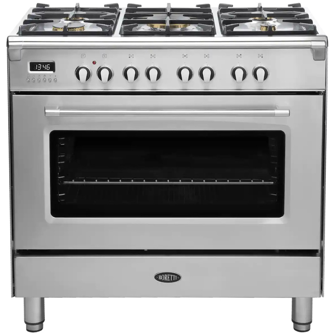 Boretti CFBG901IX3 Gasfornuis Grijs