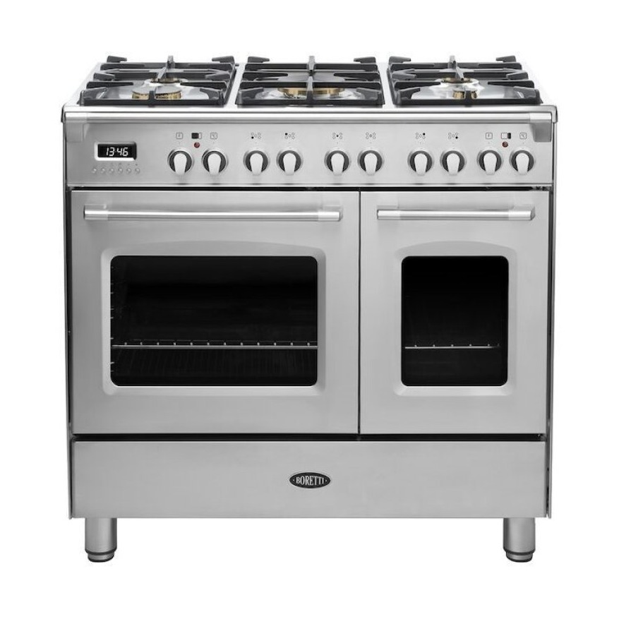 Boretti CFBG902IX3 Gasfornuis Grijs