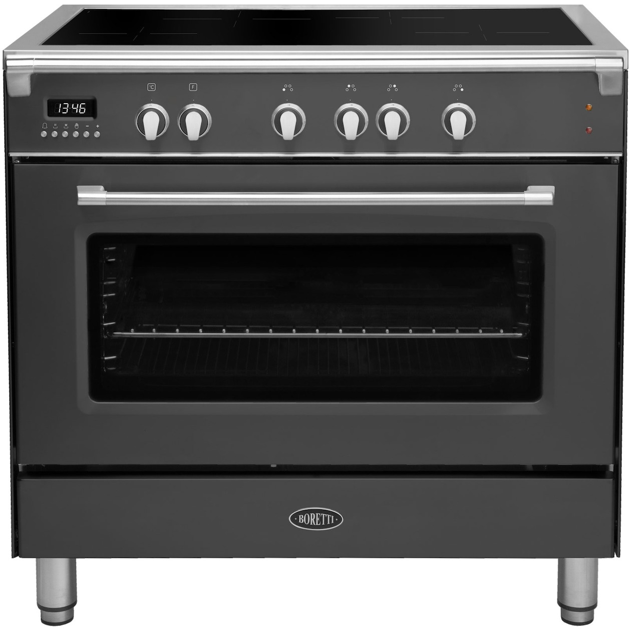 Boretti CFBI901AN2 Inductie fornuis Grijs
