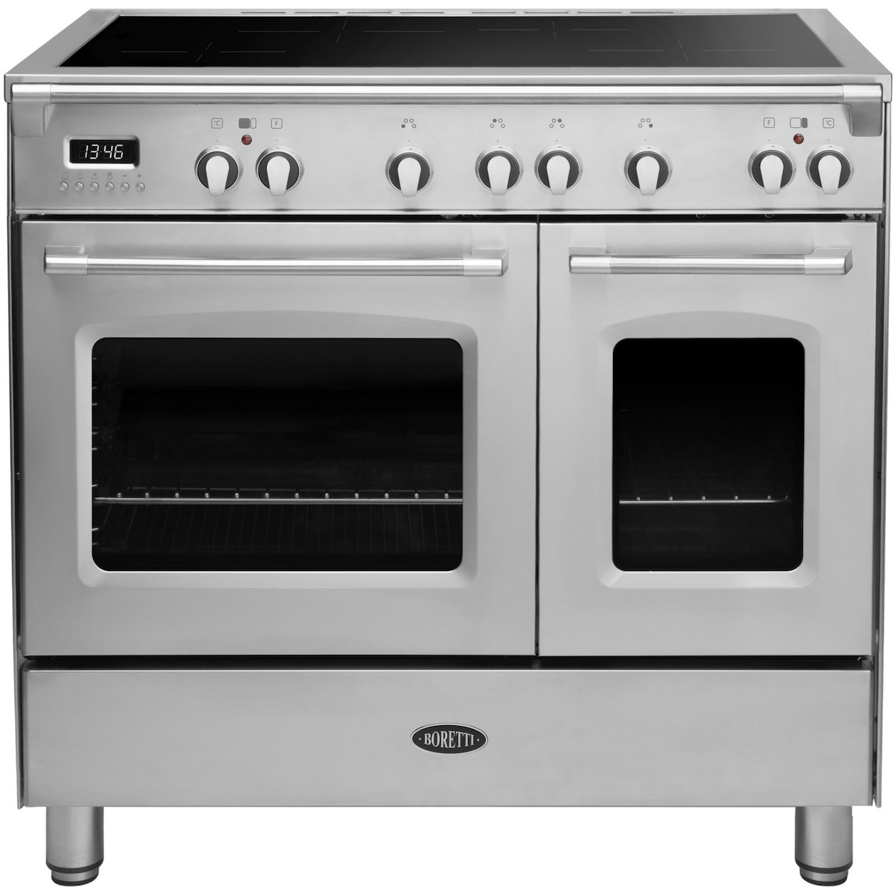 Boretti CFBI902IX2 Inductie fornuis Grijs