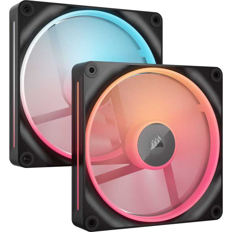 Corsair iCUE LINK LX140-R RGB PWM Reverse Fans Starter Kit case fan 2 stuks, 4-pin PWM