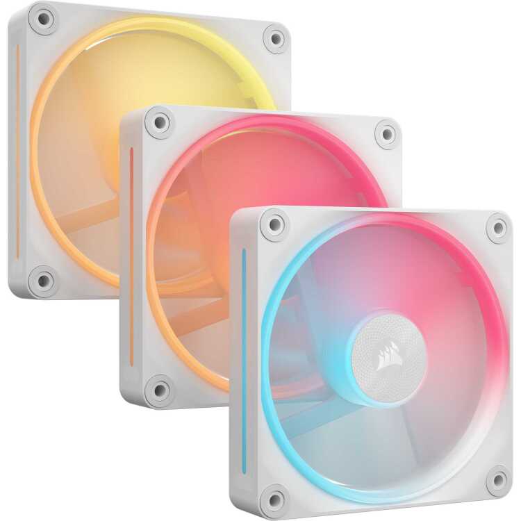 Corsair iCUE LINK LX120-R RGB Reverse Fans Starter Kit case fan 3 stuks, 4-pin PWM