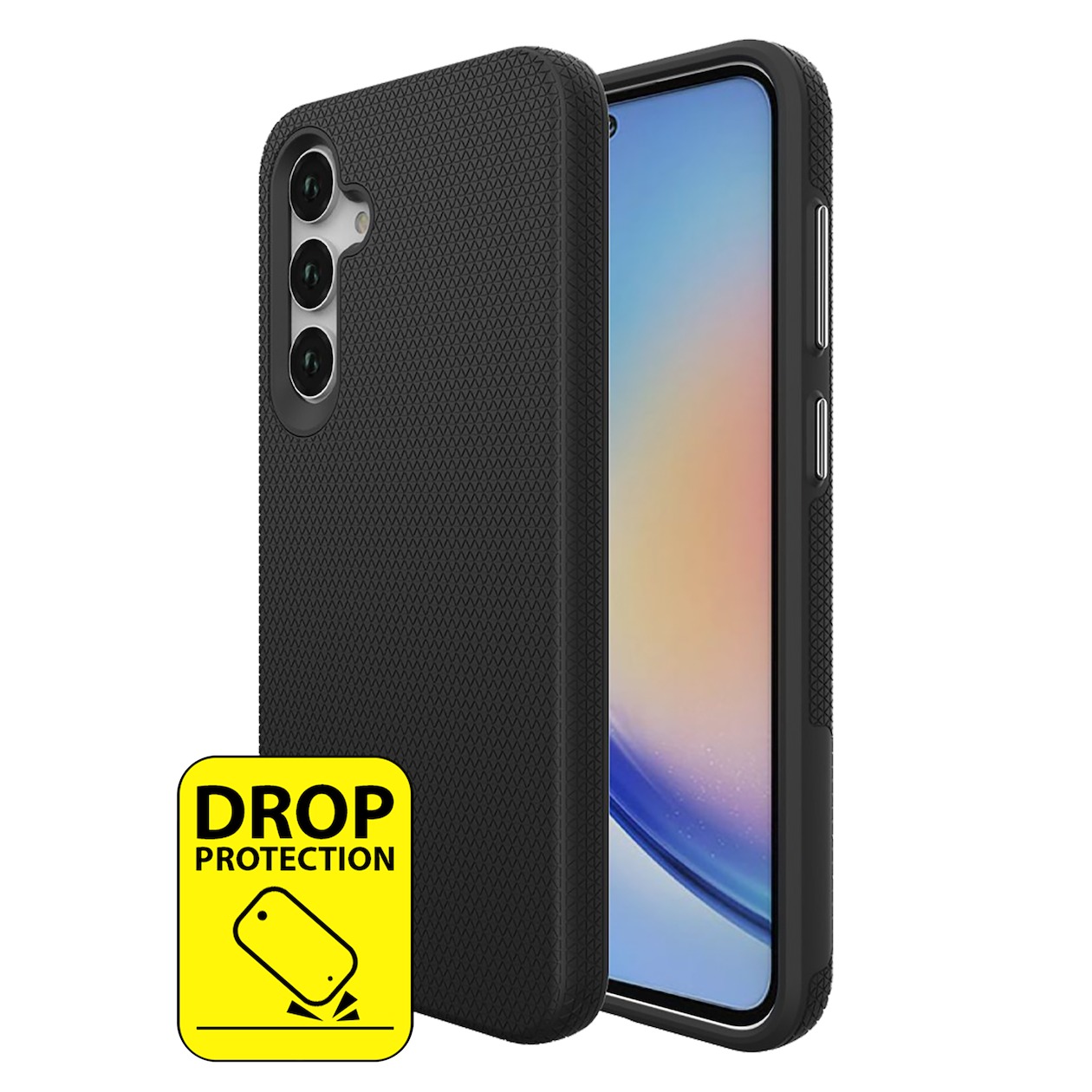Just in Case Armor Case voor Samsung A25 Telefoonhoesje Zwart