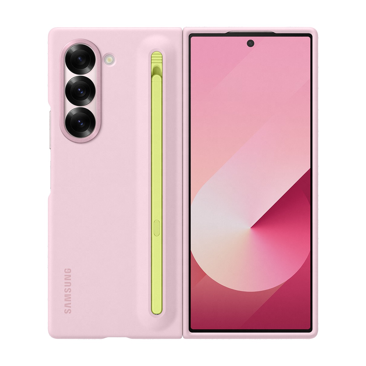 Samsung S Pen Case voor Fold 6 Telefoonhoesje Roze