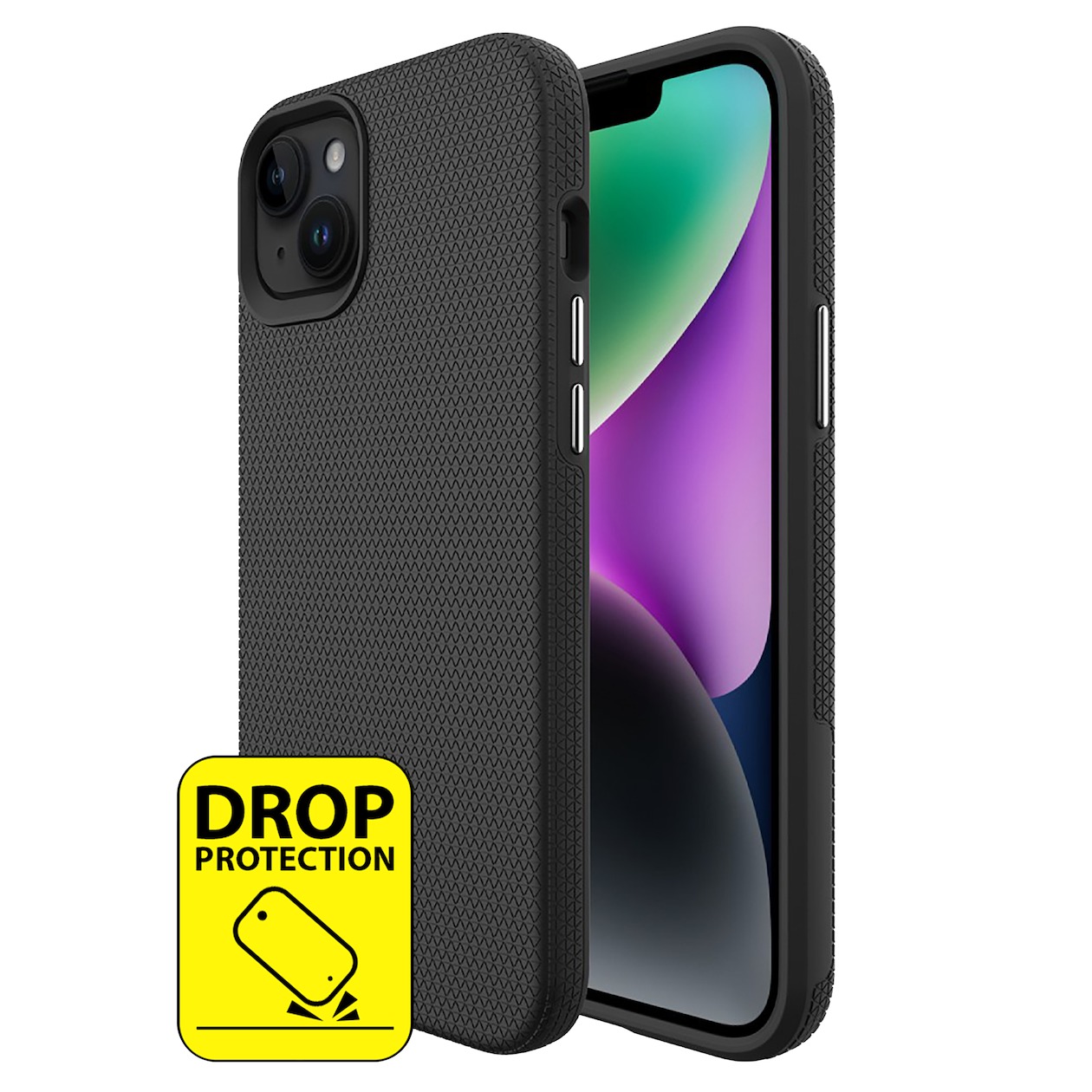 Just in Case Armor Case voor Apple iPhone 15 Telefoonhoesje Zwart