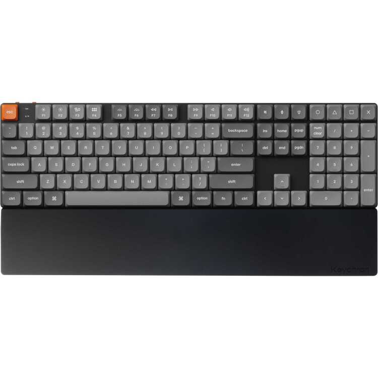 Keychron Silicone Palm Rest voor K5 SE / K5 Max / K5 Pro polssteun Low Profile
