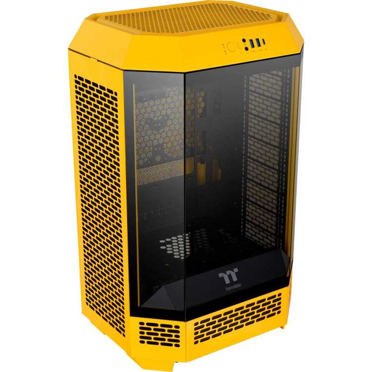 Thermaltake The Tower 300 - Bumblebee tower behuizing 3x USB-A | Tempered Glass