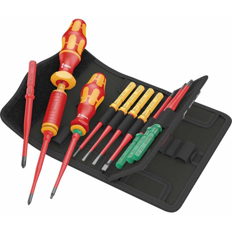 Wera Kraftform Kompakt VDE 16 Torque extra slim 1 Tool Finder schroevendraaier 16-delig