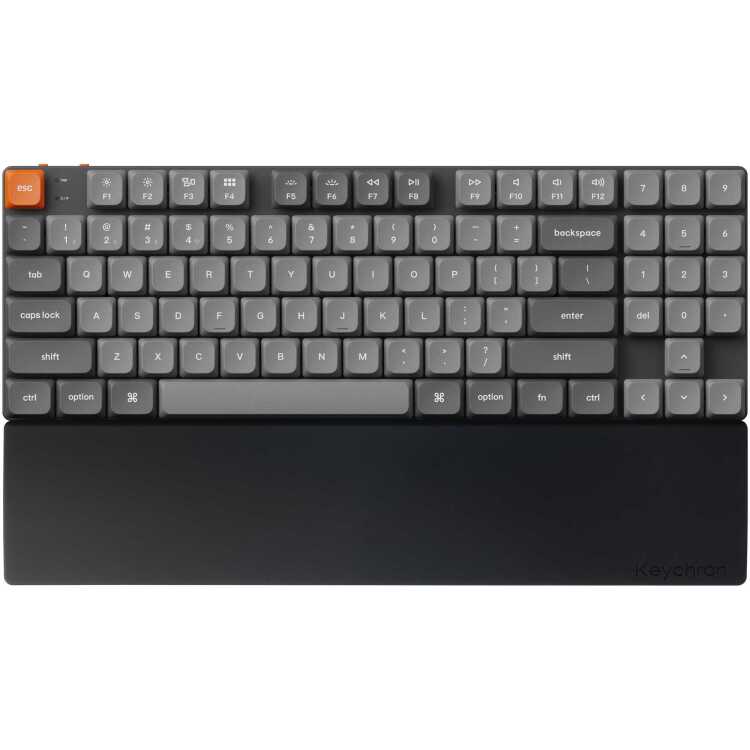 Keychron Silicone Palm Rest voor K1 SE / K1 Pro / K1 Max / K13 Pro / K13 Max / K1 v6 polssteun Low Profile