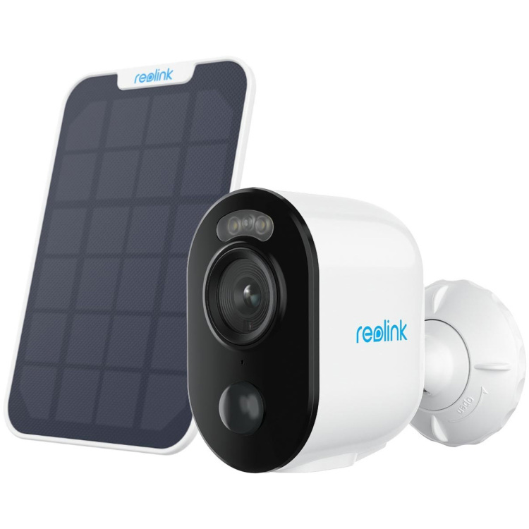 Reolink Argus Series B310 met Solar Panel beveiligingscamera 3 MP | WLAN | kleurennachtzicht