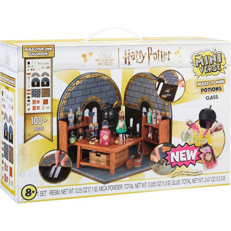MGA Entertainment Miniverse - Harry Potter Make It Mini Toverdranken-leslokaal poppen accessoires