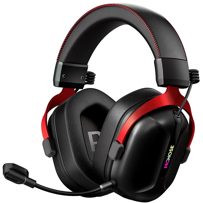 MCHOSE S9 Wireless Tri-Mode Gaming Headset gaming headset PC / laptop / Playstation / Switch / Smartphone, 2.4G / Bluetooth / 3.5mm