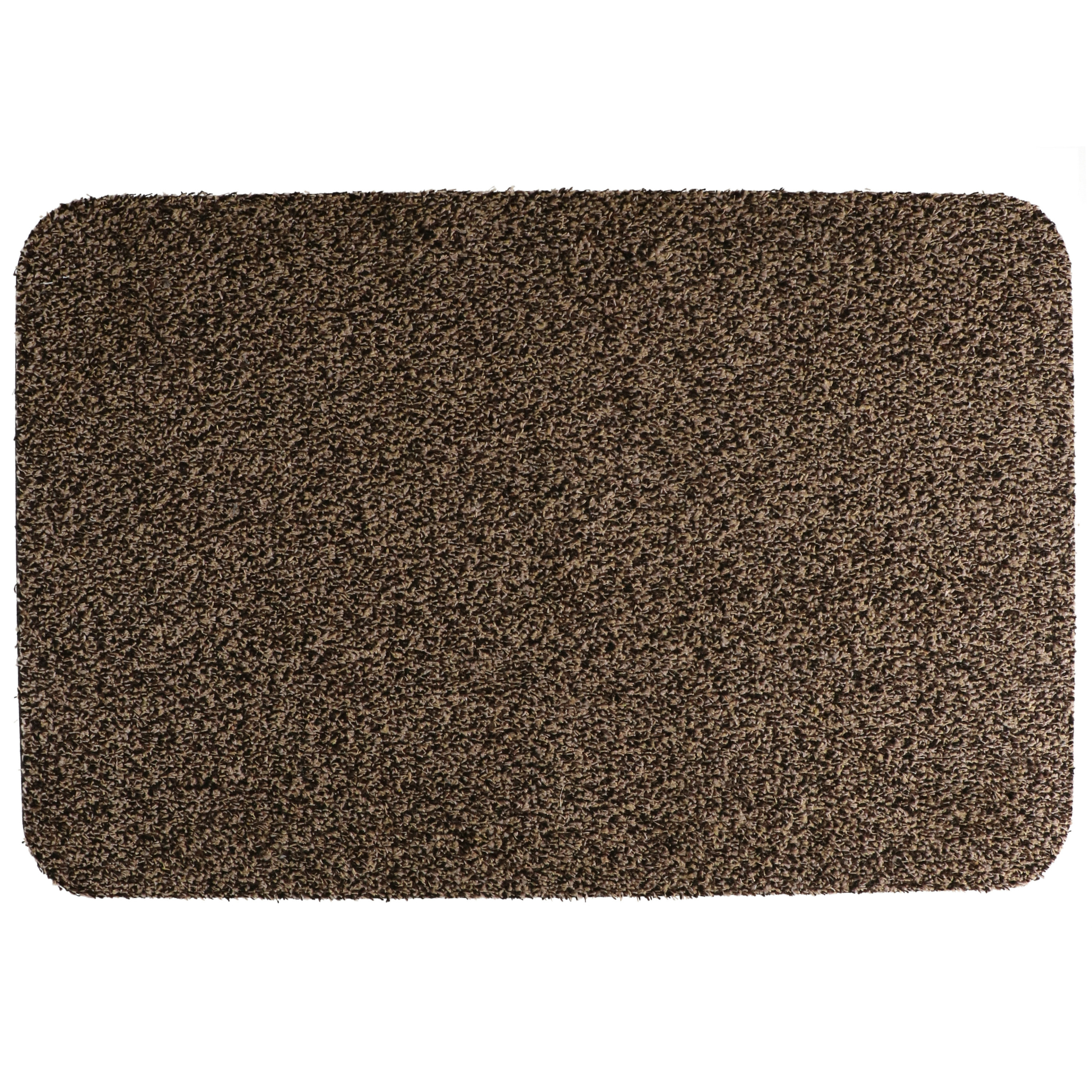 Deurmat/droogloopmat - antislip - taupe - 40 x 60 cm -