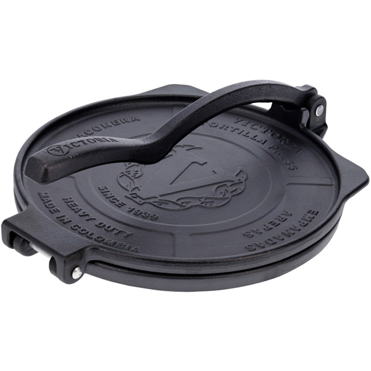 Victoria Tortillapers gietijzer Ø25 cm pers