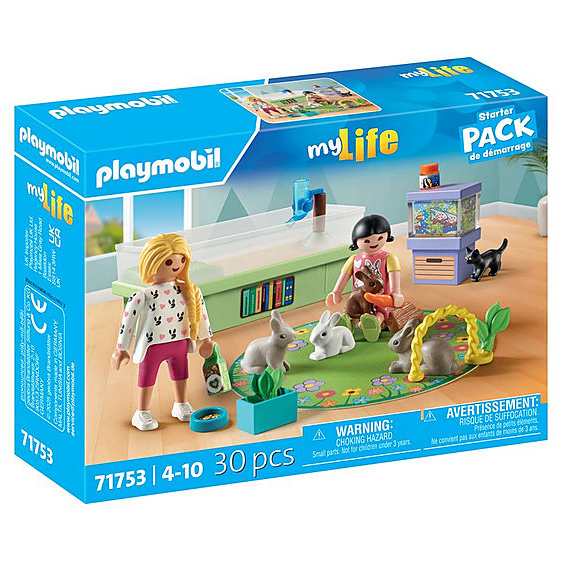 PLAYMOBIL Playm. Familie mit Hasen 71753 constructiespeelgoed