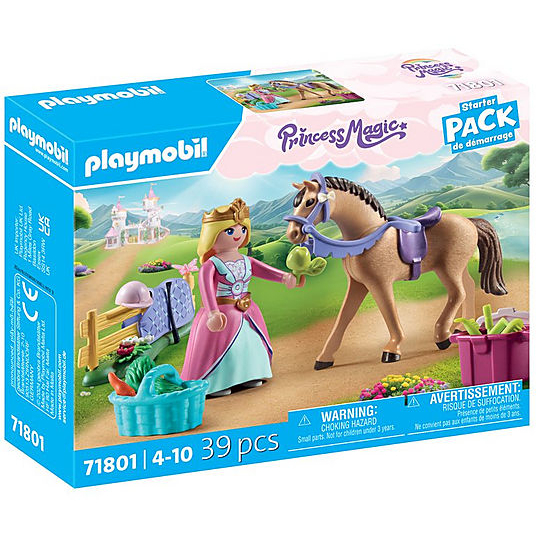 PLAYMOBIL Playm. Prinzessin mit Pferd 71801 constructiespeelgoed