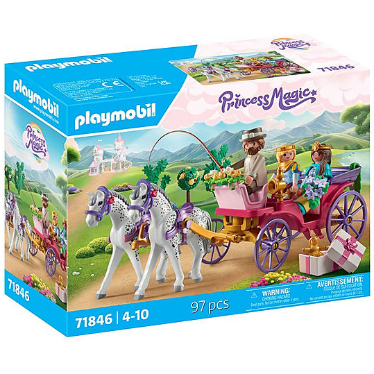 PLAYMOBIL Playm. Kutschfahrt mit Prinzessin und Pr constructiespeelgoed