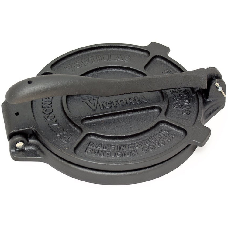 Victoria Tortillapers gietijzer Ø20 cm pers