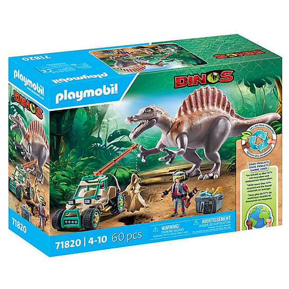 PLAYMOBIL Playm. Spinosaurus-Angriff auf Dino-Ausg constructiespeelgoed