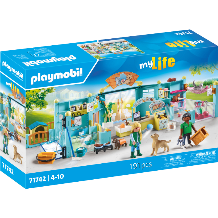 PLAYMOBIL My Life - Dierenhotel constructiespeelgoed 71742
