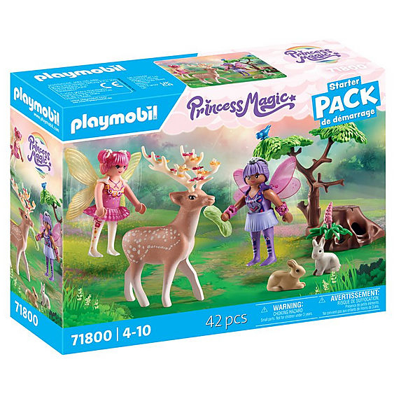 PLAYMOBIL Playm. Feen mit süßen Waldtieren 71800 constructiespeelgoed