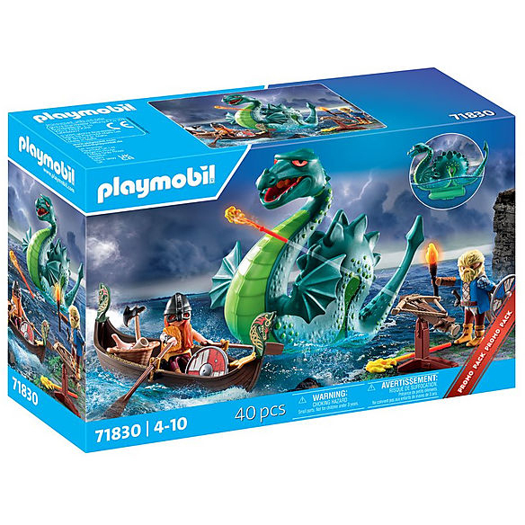 PLAYMOBIL Playm. Wikinger mit Seeungeheuer 71830 constructiespeelgoed