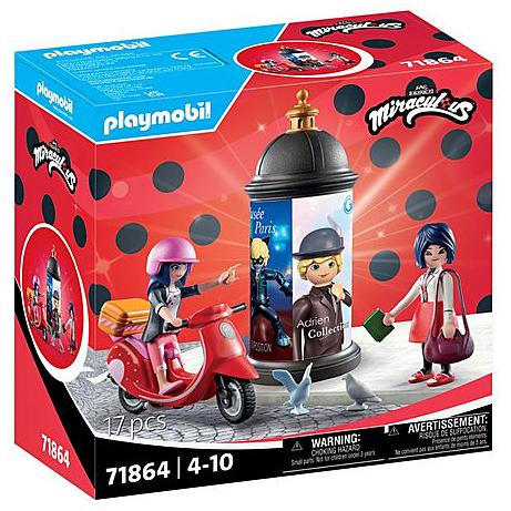 PLAYMOBIL Playm. Miraculous: Rollerfahrt durch Par constructiespeelgoed