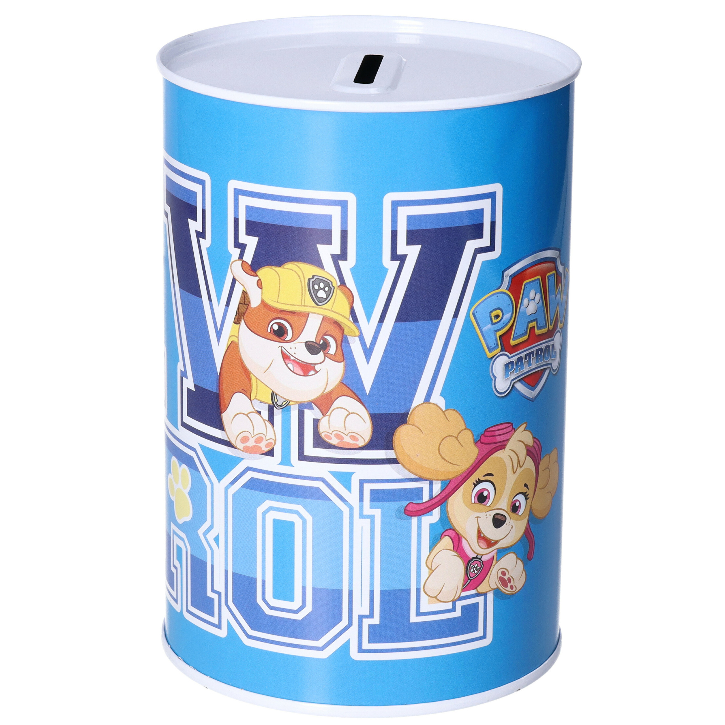 Spaarpot blik van Paw Patrol - kinderen - 10 x 15 cm - metaal -