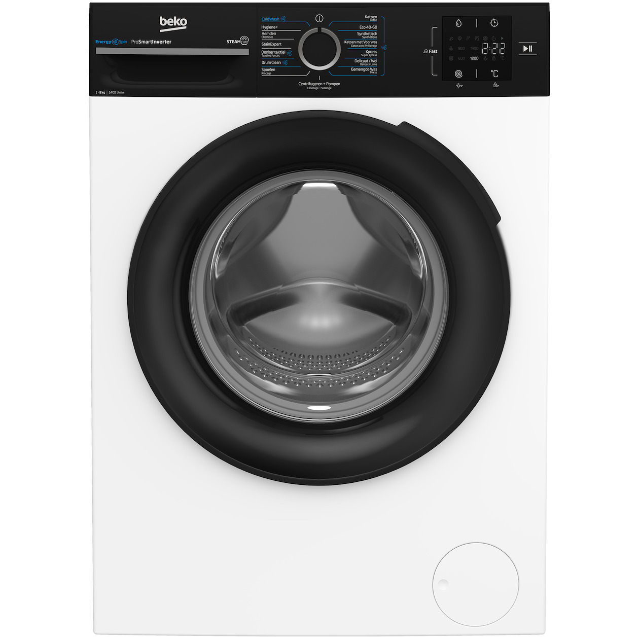 Beko BM3WFT3941B EnergySpin Wasmachine Wit