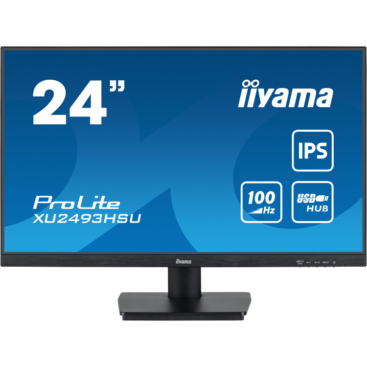 iiyama ProLite XU2493HSU-B7 ledmonitor 100 Hz, HDMI, DisplayPort, USB, Audio, Adaptive Sync